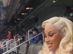 Cardi B Menghadirkan Nuansa Chanel Barbie di Game Patriots Stefon Diggs