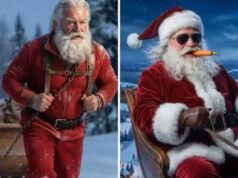 Video AI RFK Jr menunjukkan Santa berolahraga untuk mendapatkan tubuh yang kencang, menolak makan kue. Internet bereaksi