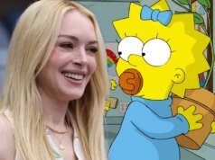 Lindsay Lohan Posting Intro Debutnya sebagai Maggie Masa Depan di ‘The Simpsons’