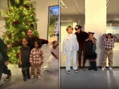 Kim Kardashian Mencoba Foto Grup Bersama Anak-Anak, Tidak Berjalan Sesuai Rencana