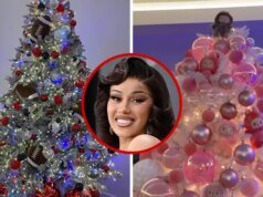 Cardi B Pamer Pohon Natal, Desain Berbeda Untuk Tiap Anak