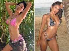 Meredith Duxbury vs Adelaine Morin Siapa yang Anda Pilih?! (Bikini Polkadot)