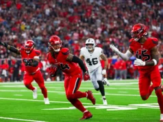 Cornerback Texas Derek Stingley Jr. Mengatur Nada Lebih Awal Melawan Raiders Dengan Pick-Six