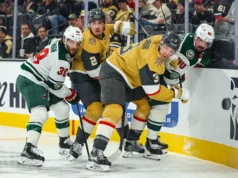 Gambar TST: Kalahkan Ksatria Emas secara liar, 5 – 2, di T-Mobile Arena