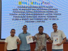 PGE dan PLN Indonesia Power Sepakati Tarif Listrik untuk PLTP Ulubelu Bottoming Unit