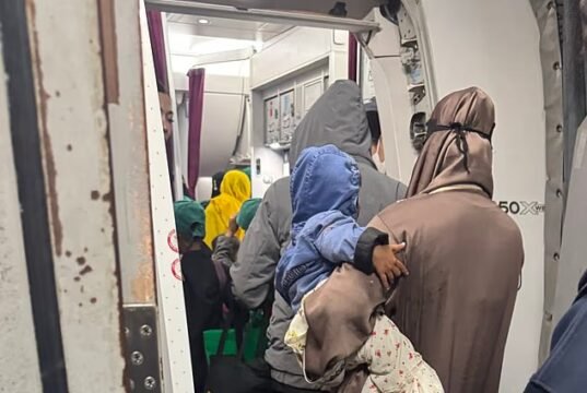 Badai meletus saat Katherine Deves bertanya apakah ‘pengantin ISIS’ sedang dalam penerbangan ke Sydney – saat Menteri Imigrasi Tony Burke meledak dengan serangan pribadi