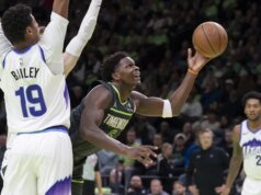 Anthony Edwards dengan skor tinggi, Wolves dalam upaya membungkam Jazz