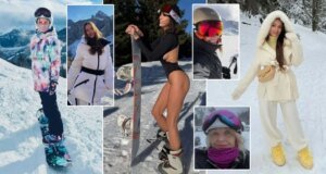 Tetesan salju dan… bintang di pegunungan! Ketelanjangan dan pakaian seharga puluhan ribu