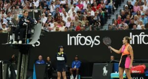 Aryna Sabalenka menantang wasit atas panggilan penghalang yang kontroversial: ‘Ada apa denganmu?’