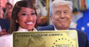 Nicki Minaj Memamerkan Kartu Emas Trump ‘Gratis’ Usai Merayakan Presiden