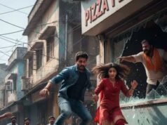 Uttar Pradesh: Disapa oleh anggota pakaian Hindu, pria dan wanita melompat dari toko pizza di lantai dua