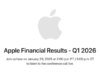 Berikut cara mendengarkan langsung laporan pendapatan Apple Q1 2026