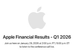 Berikut cara mendengarkan langsung laporan pendapatan Apple Q1 2026