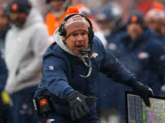 Foto terbaik kemenangan Patriots atas Broncos di pertandingan kejuaraan AFC