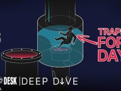 Podcast Pipe yang menduduki puncak tangga lagu Daily Mail – yang menceritakan kisah mengerikan tentang lima penyelam yang tersedot ke dalam pipa minyak bawah laut dan dibiarkan mati – kini tersedia untuk ditonton di video clip