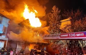 Bayi perempuan kecil yang baru lahir ditemukan tewas di reruntuhan apartemen setelah kebakaran melanda dan membunuh ibunya