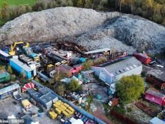 Aktivitas baru di tempat pembuangan sampah ilegal berukuran besar yang sebagian dimiliki oleh Raja Charles – dengan para penggali memindahkan tumpukan sampah ke tanah kerajaan