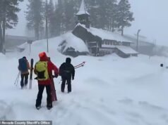 Video clip menakutkan dari perusahaan tur hanya beberapa hari sebelum longsoran salju yang dahsyat menyebabkan sembilan pemain ski hilang di California saat mereka berlomba mencari korban yang selamat dan kemarahan meletus