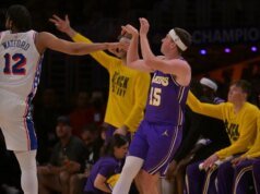 Lakers akhirnya pulang, mengalahkan 76ers tapi kehilangan Luka Doncic