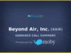 Ringkasan Panggilan Pendapatan Beyond Air, Inc. Q 3 2026