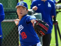 Yoshinobu Yamamoto Akan Memulai Pertandingan Liga Kaktus Pertama Dodgers