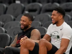 Damian Lillard membuat Giannis Antetokounmpo panik setelah memenangkan Kontes 3 Poin dengan pertanyaan sederhana