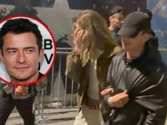 Orlando Bloom Keluar dari Super Bowl Bergandengan Tangan Dengan Model Swiss Luisa Laemmel