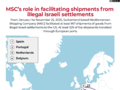 Raksasa pelayaran MSC memfasilitasi perdagangan dari pemukiman Israel melalui UE|Berita