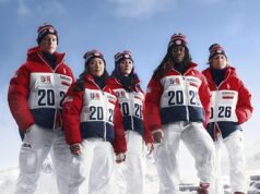 Jelas orang Amerika, jelas Lauren. Merek terkenal mendandani tim AS untuk Olimpiade kesepuluh