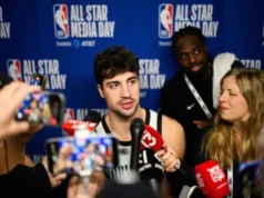 Bintang bola basket Israel Deni Avdija membuat sejarah di NBA All-Star Game