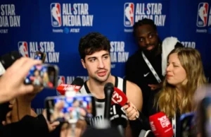 Bintang bola basket Israel Deni Avdija membuat sejarah di NBA All-Star Game