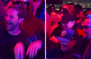 Leonardo DiCaprio & Tobey Maguire Menari diiringi Es Batu di Pesta Super Dish