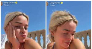 “Foto Bikini Cerah Livvy Dunne Menandai ‘Hari Pertunjukan’ Setelah Super Dish”.