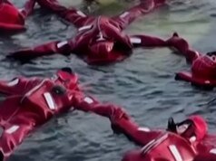 ‘Ice floating’ memulai debutnya di Moskow yang beku