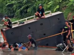 Perahu Noise Horeg Karam Saat Tradisi Nyadran di Sidoarjo